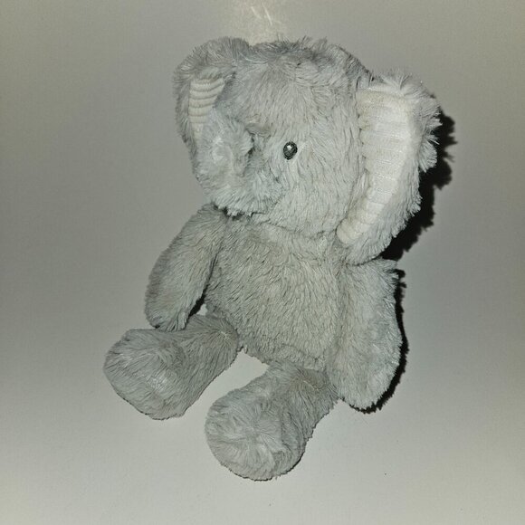 Carter's Gray Elephant Plush 10" Stuffed Animal Baby Toy Lovey Ribbed Ears 2022 - Picture 1 of 6